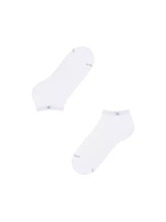 BURLINGTON | Herren Sneaker Socken EVERYDAY 2-er Pkg. 40-46 white | 